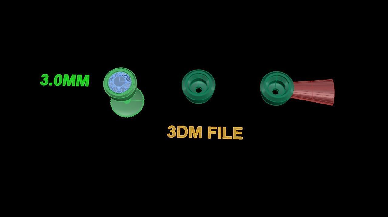 BEZEL BASKET 3MM EARRING 3D print model_5