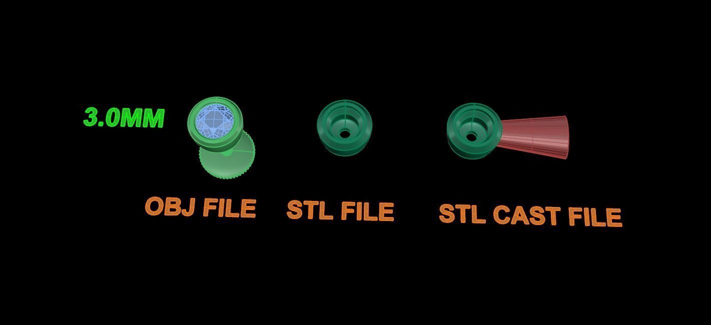 BEZEL BASKET 3MM EARRING 3D print model_4