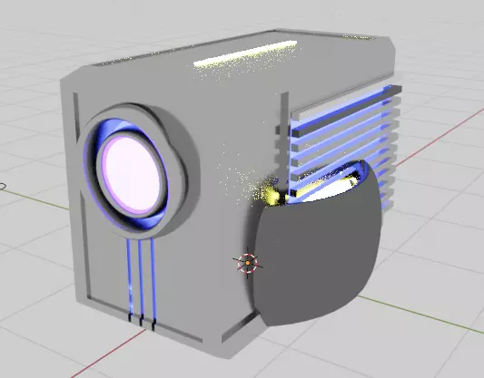 Sci fi Space Ship 3D model