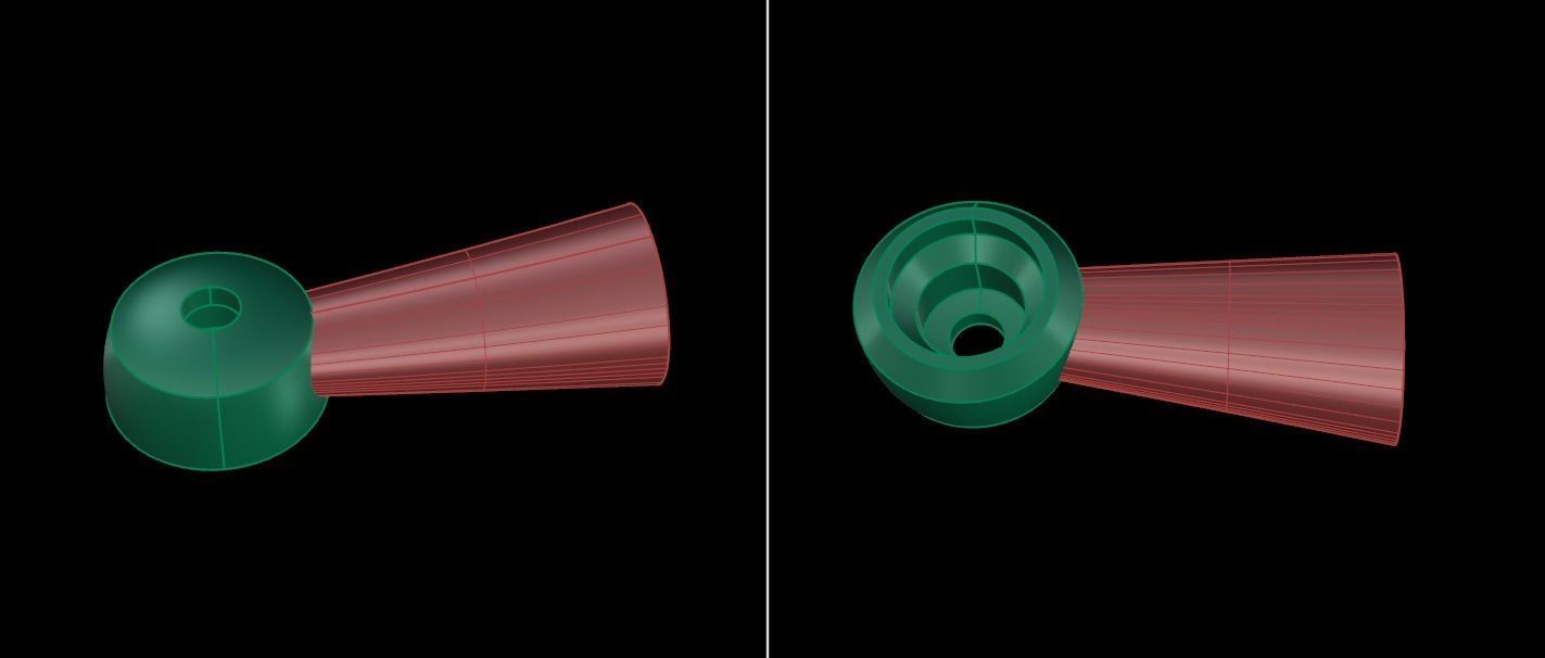 BEZEL STUD DIAMOND EARRING MIX SIZES 3D print model_18