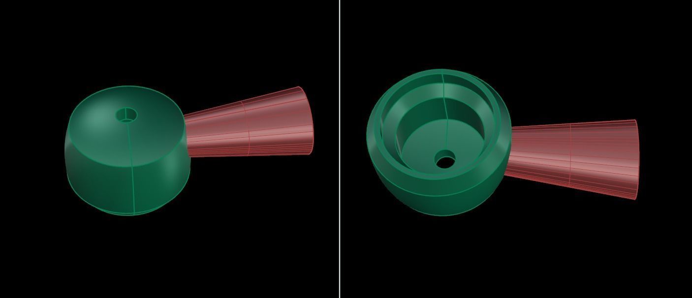 BEZEL STUD DIAMOND EARRING MIX SIZES 3D print model_16