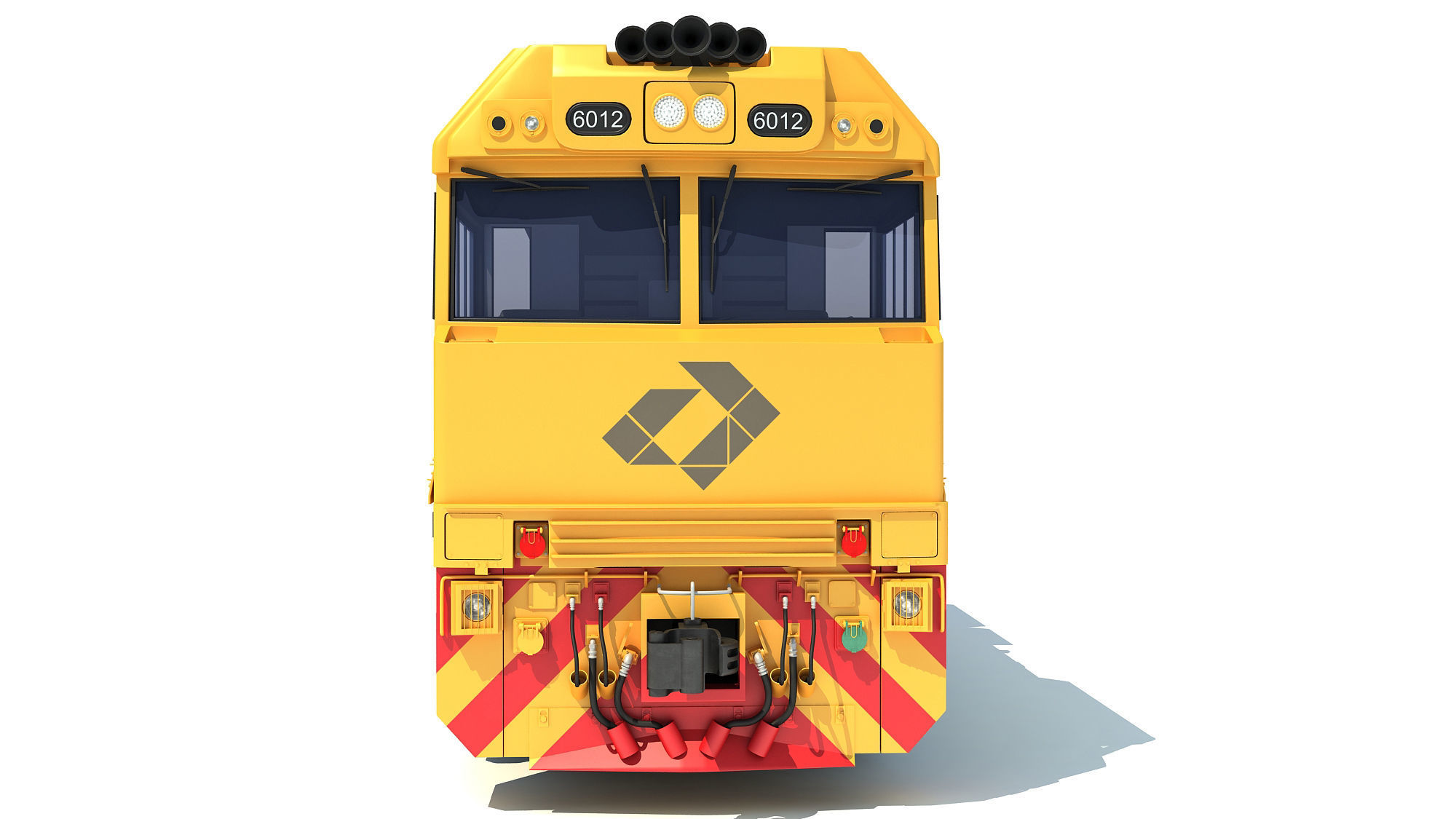 Aurizon Electric Locomotive 3D model_12