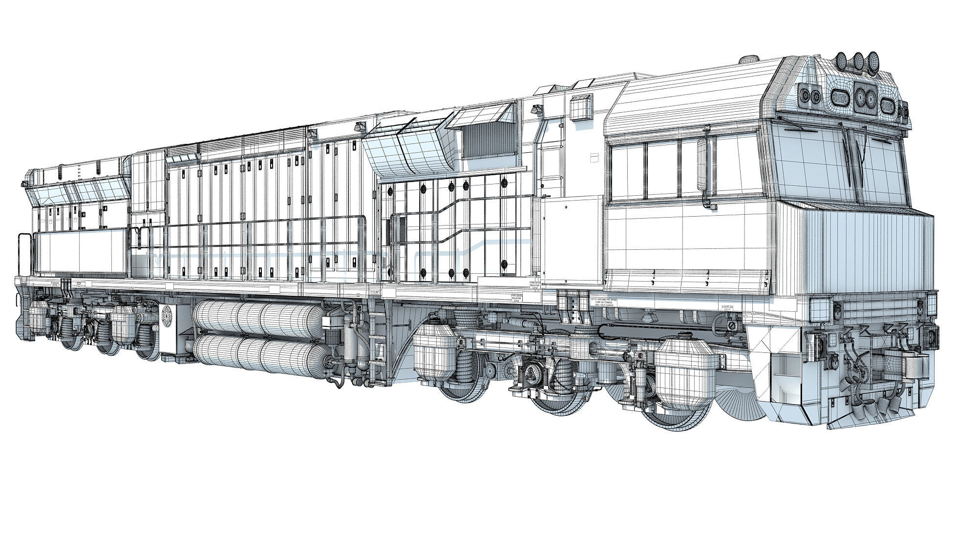 Aurizon Electric Locomotive 3D model_24