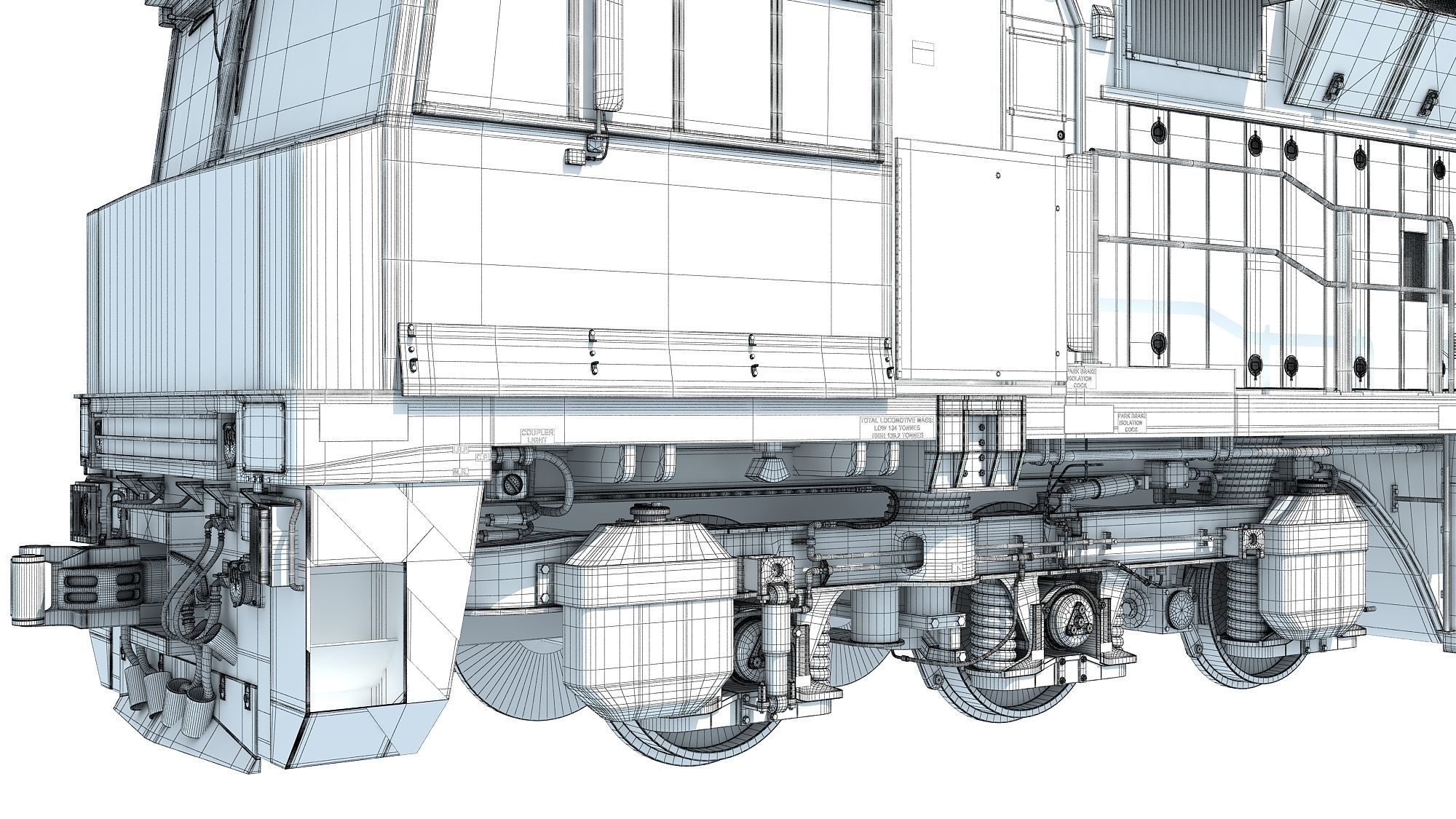Aurizon Electric Locomotive 3D model_25