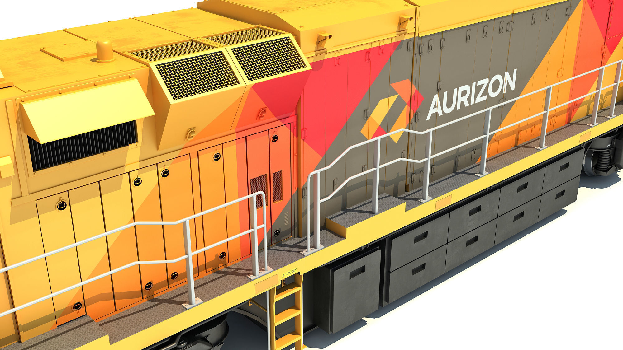 Aurizon Electric Locomotive 3D model_19
