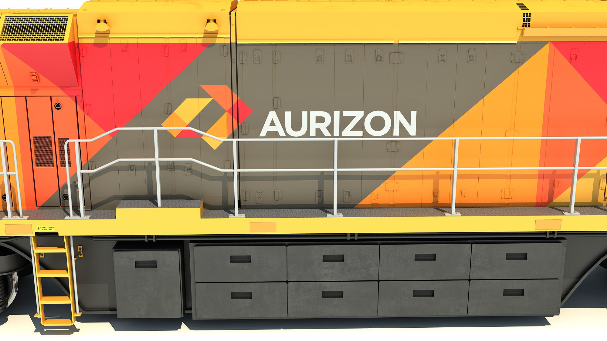 Aurizon Electric Locomotive 3D model_16
