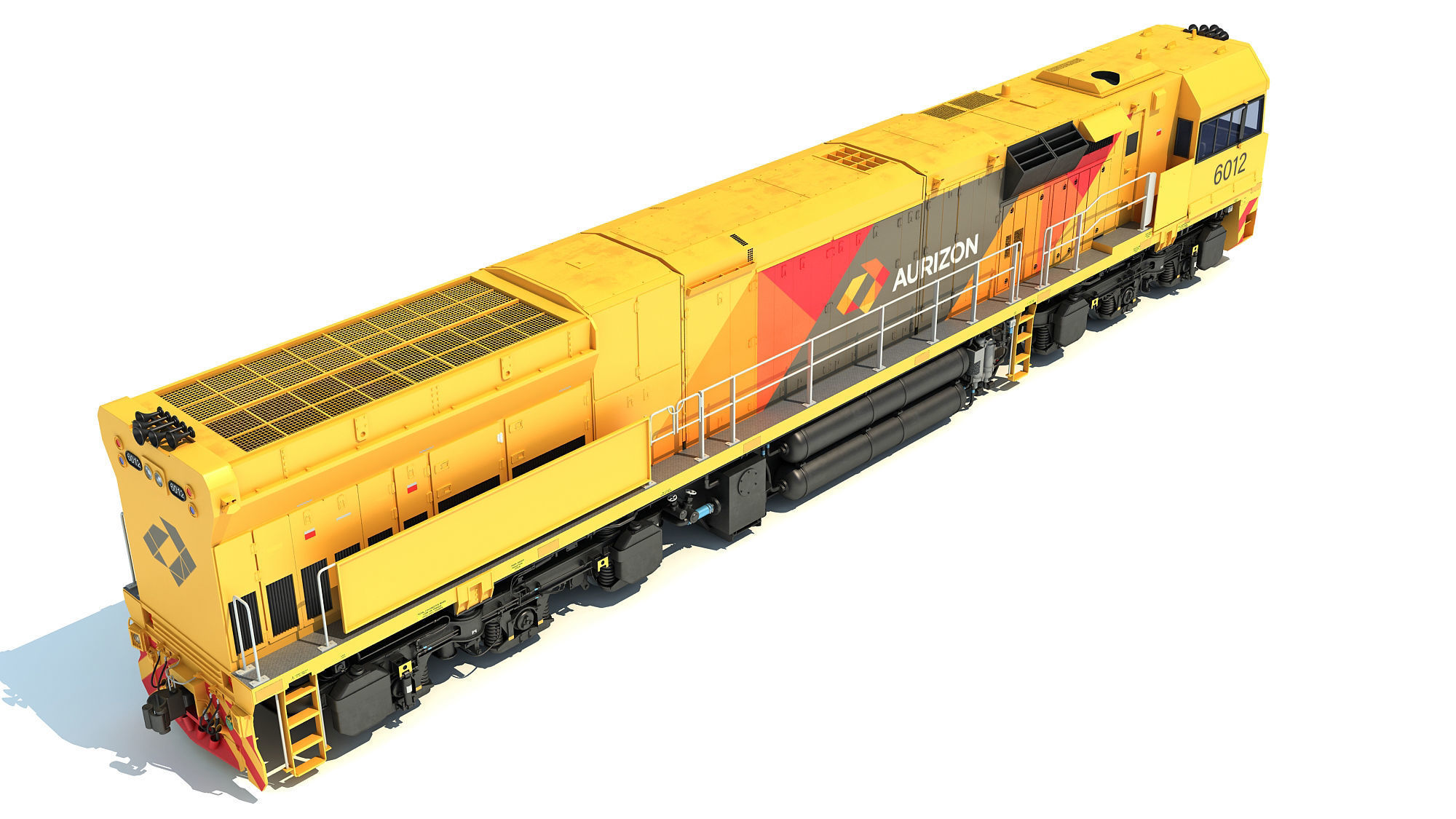 Aurizon Electric Locomotive 3D model_6