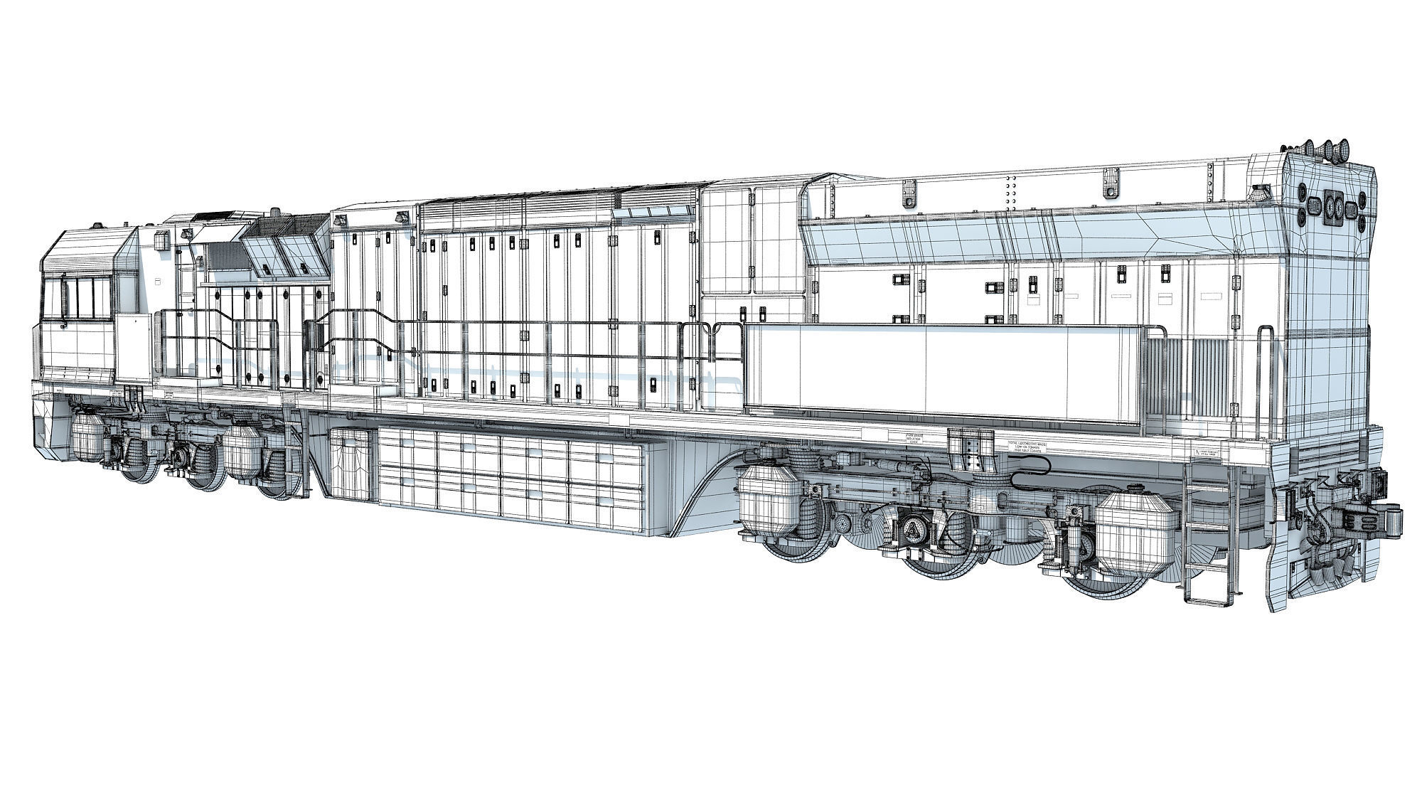 Aurizon Electric Locomotive 3D model_22