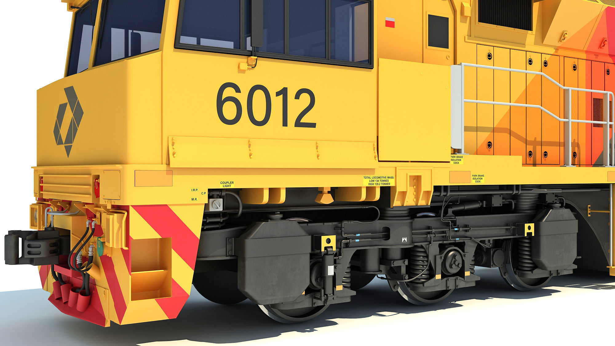 Aurizon Electric Locomotive 3D model_14