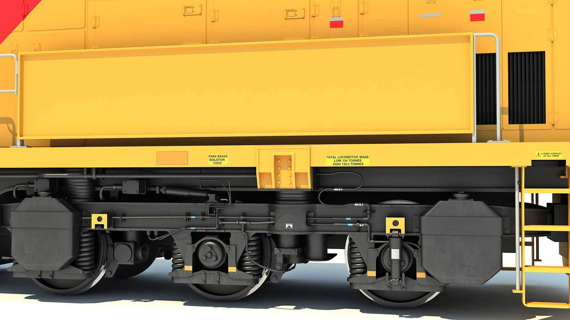 Aurizon Electric Locomotive 3D model_17