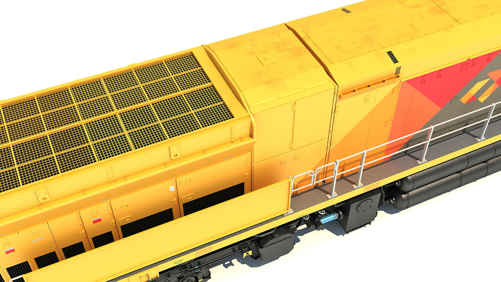 Aurizon Electric Locomotive 3D model_20