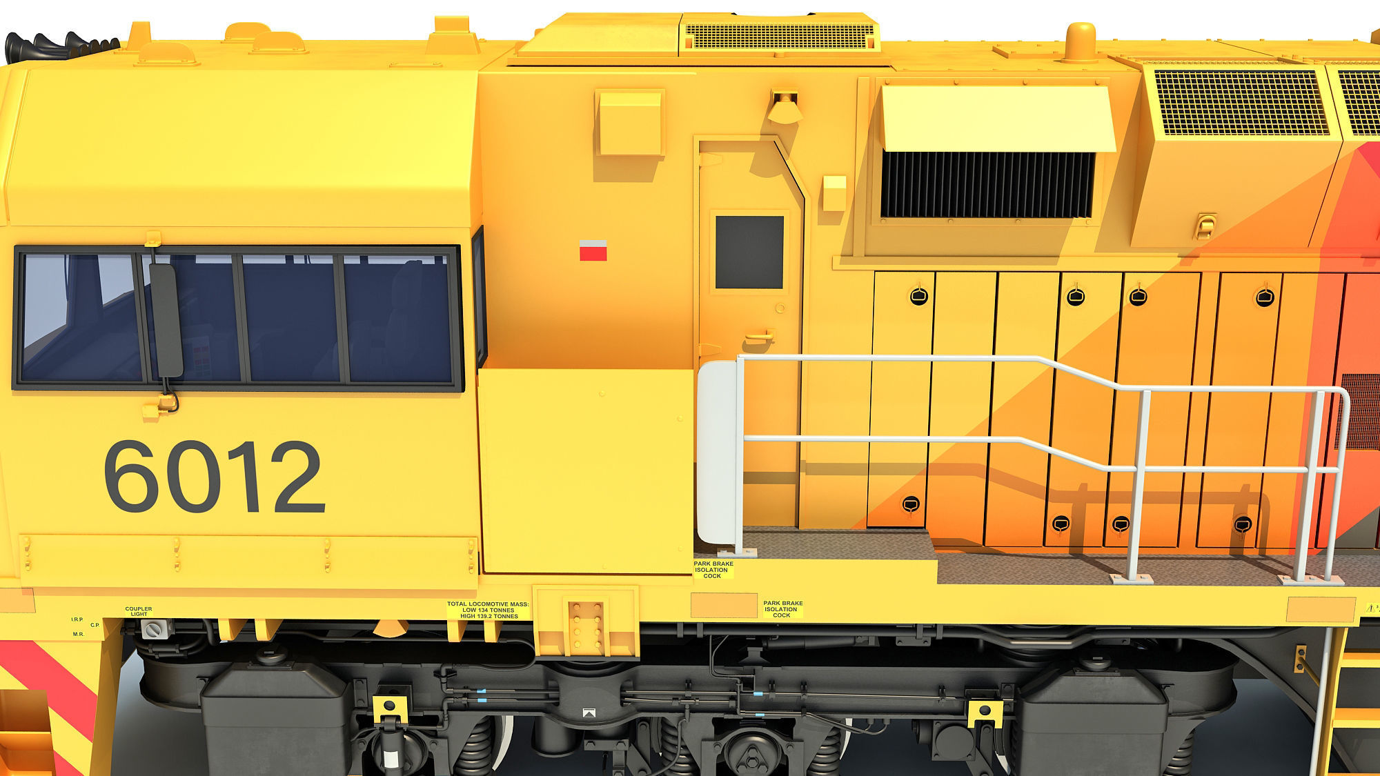 Aurizon Electric Locomotive 3D model_15