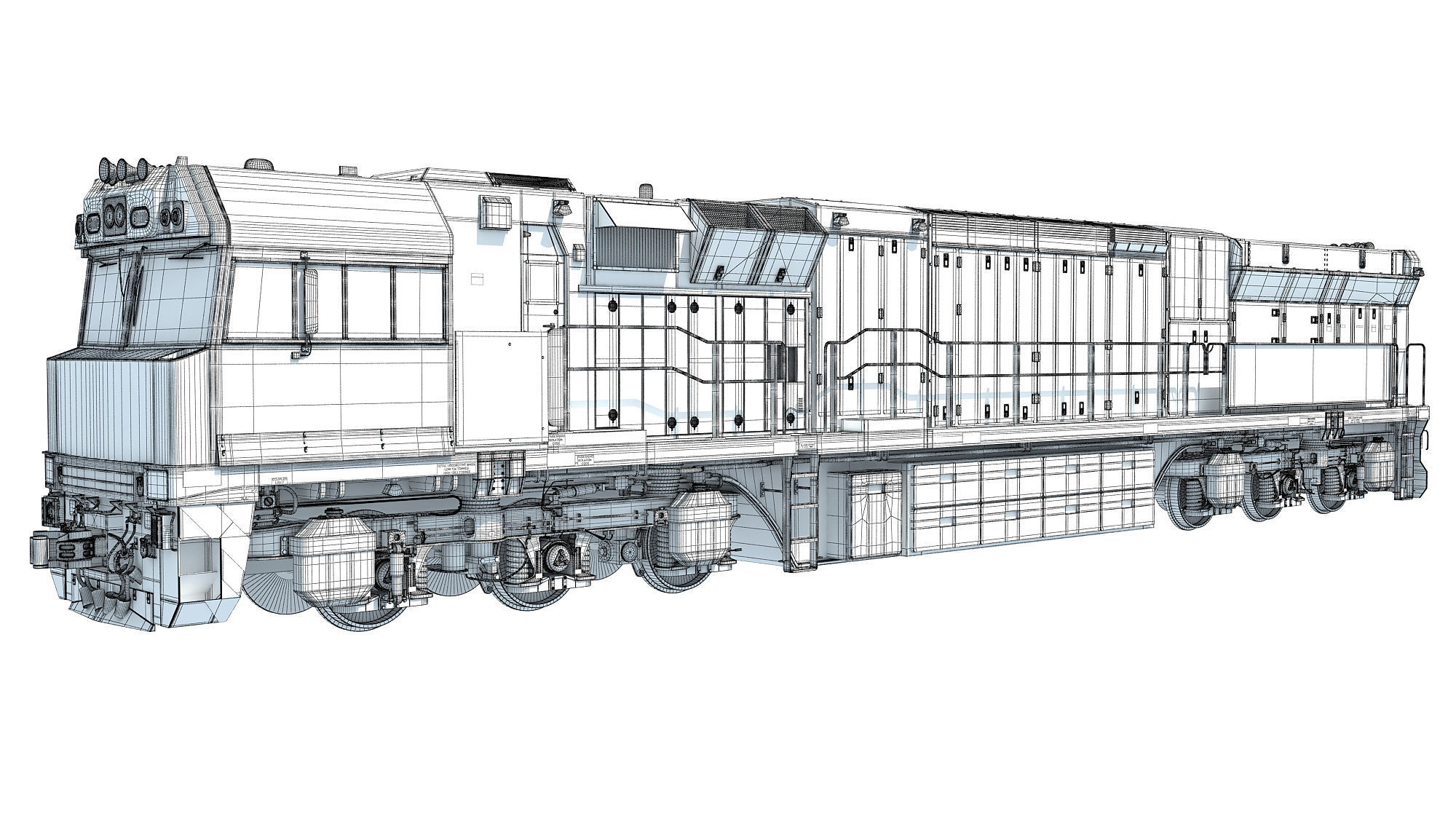 Aurizon Electric Locomotive 3D model_21