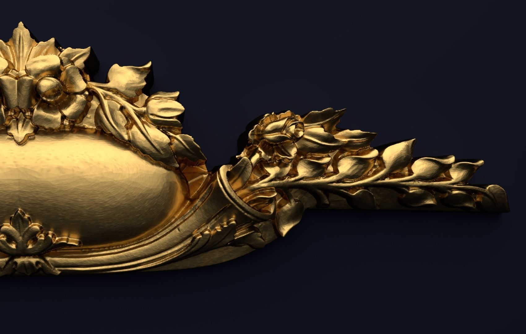 Classic decor ornament v-3D model 40 3D model_1