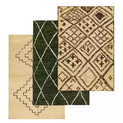 Rug Set 1965 3D model