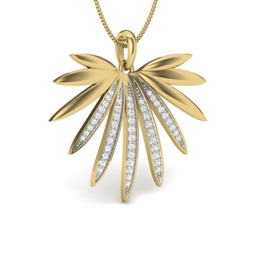 Women pendant-earrings set 3dm render detail 3D print model_9