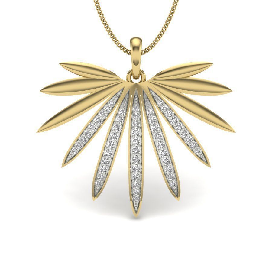 Women pendant-earrings set 3dm render detail 3D print model_12