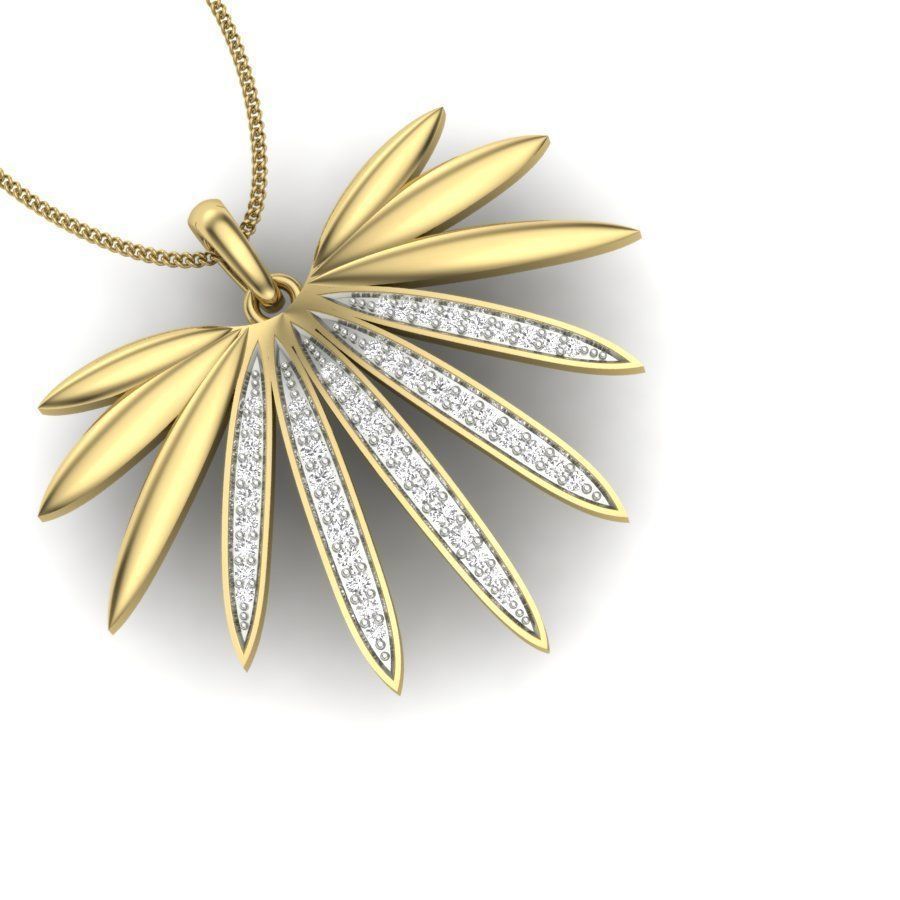 Women pendant-earrings set 3dm render detail 3D print model_10