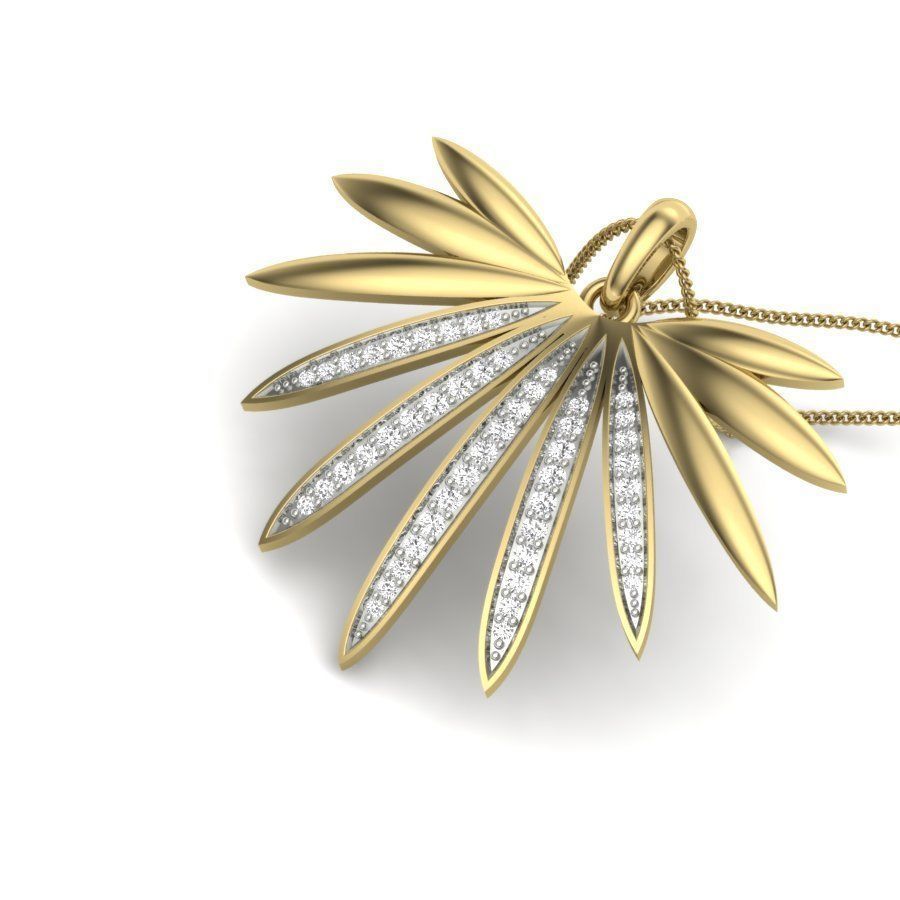 Women pendant-earrings set 3dm render detail 3D print model_7