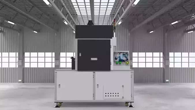 UV curing oven Low-poly 3D model