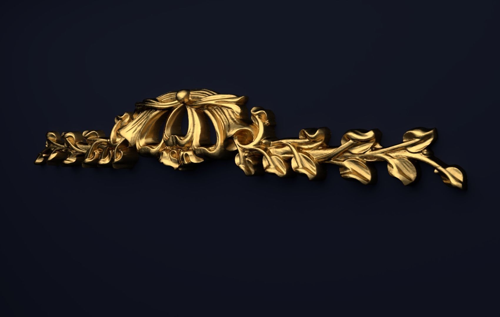 Classic decor ornament v-3D model 41 3D model_2