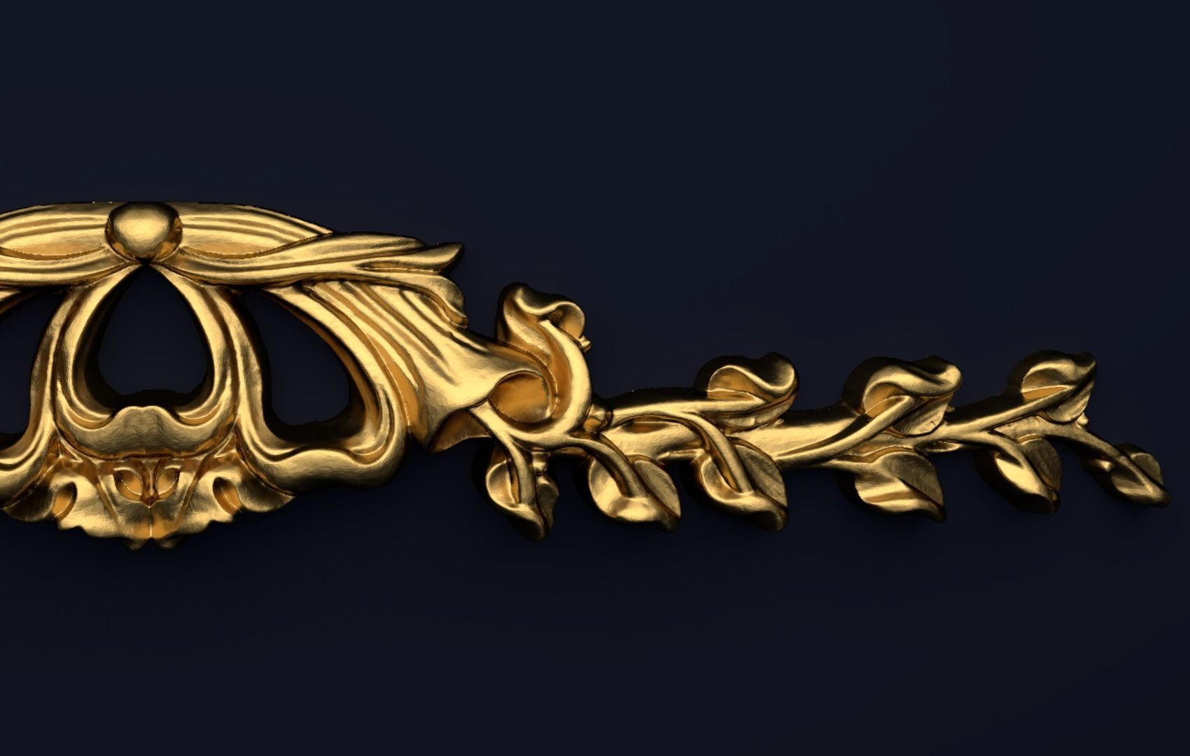 Classic decor ornament v-3D model 41 3D model_1