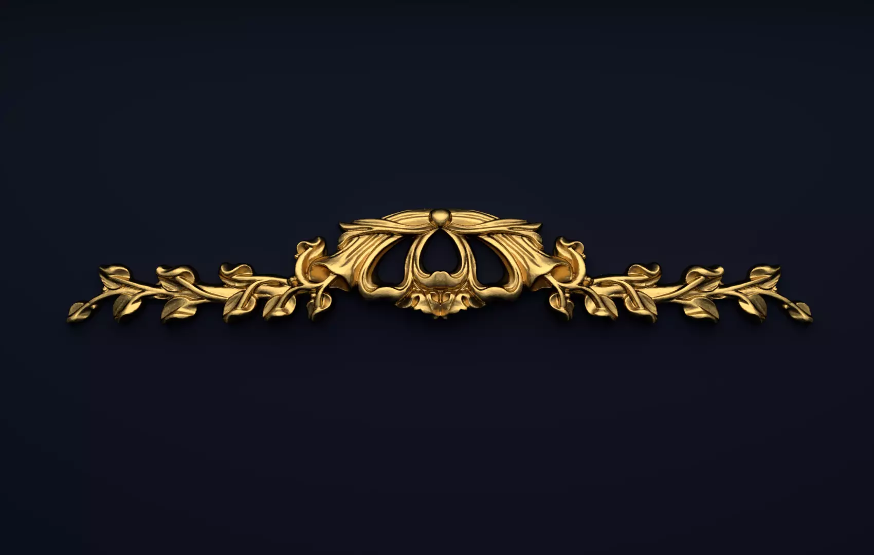 Classic decor ornament v-3D model 41 3D model_0