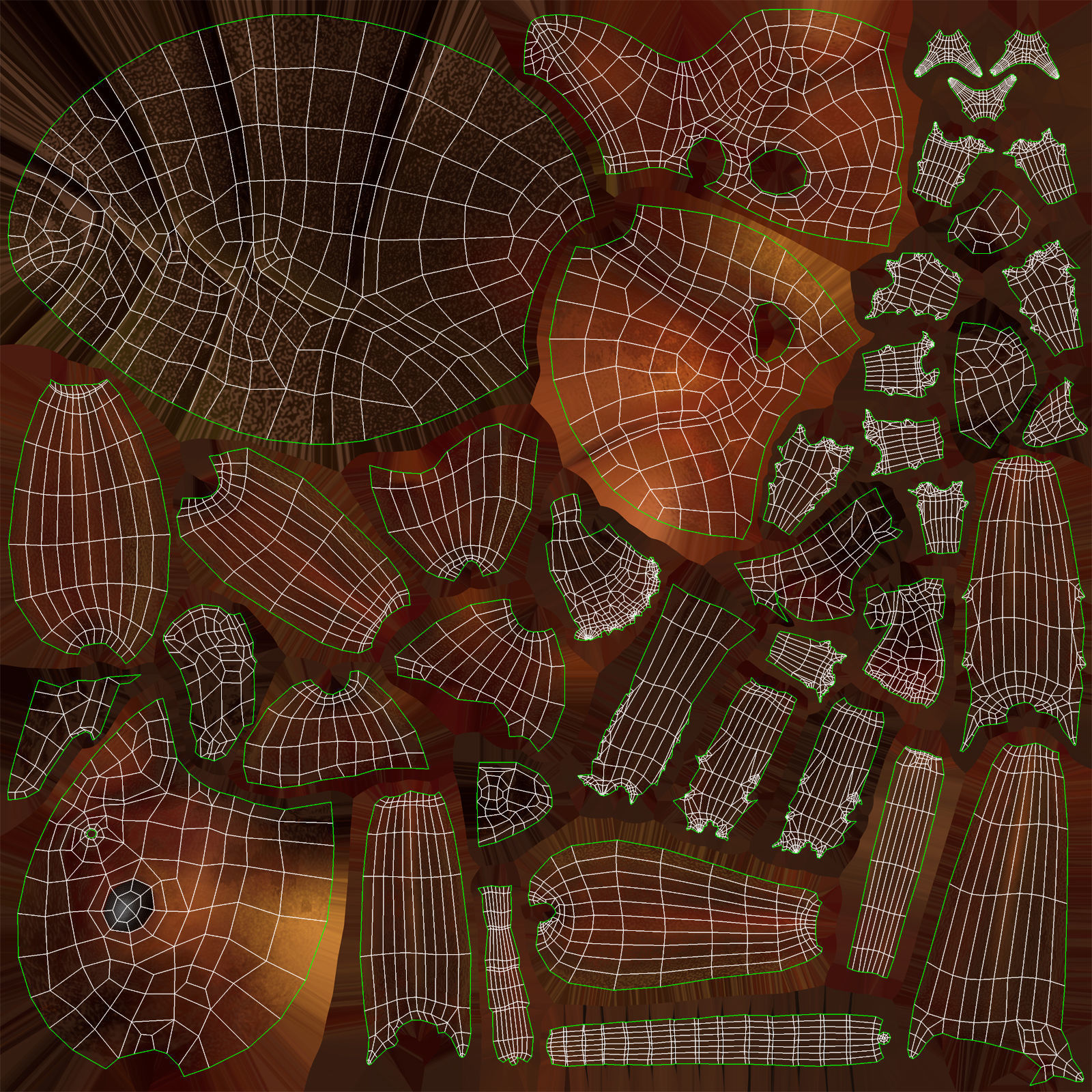 Animated Ant 3D model Low-poly 3D model_32