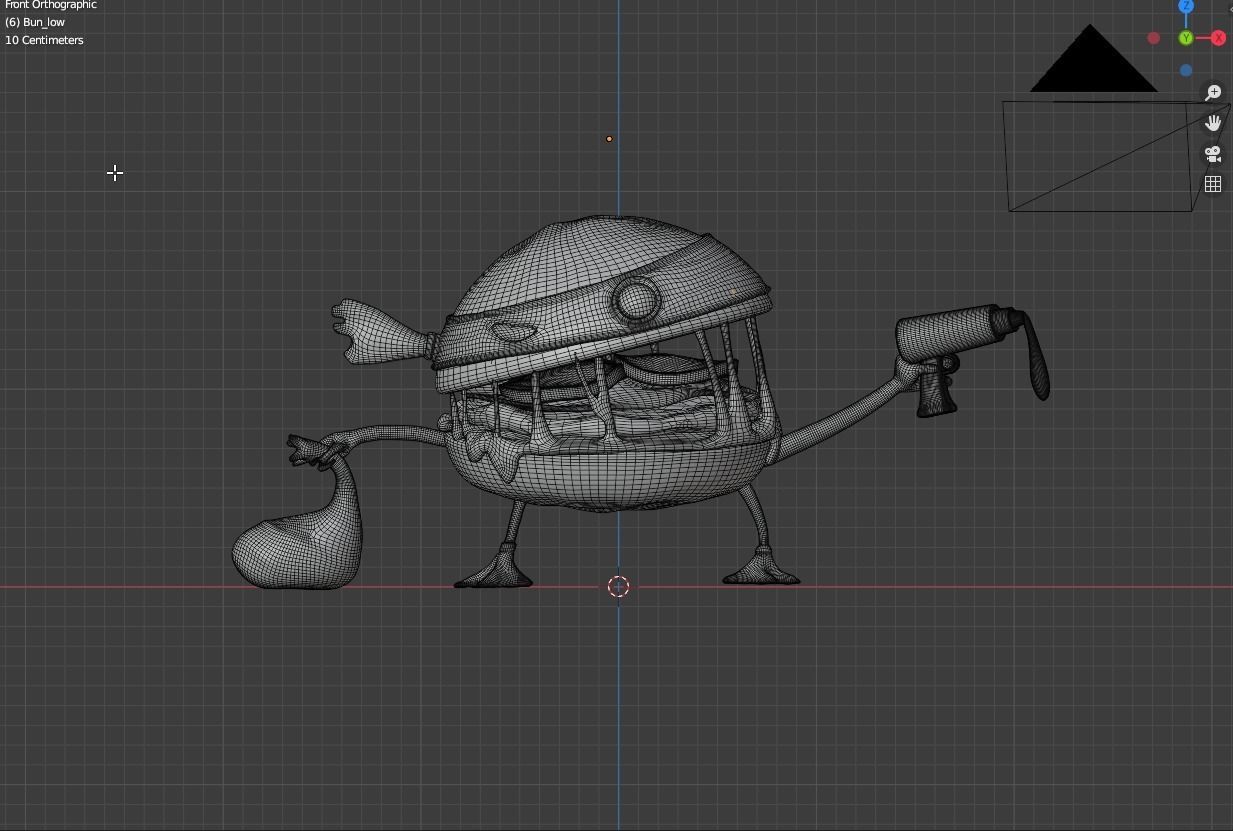 Burger Heist - Stylized Character Model 3D model_6