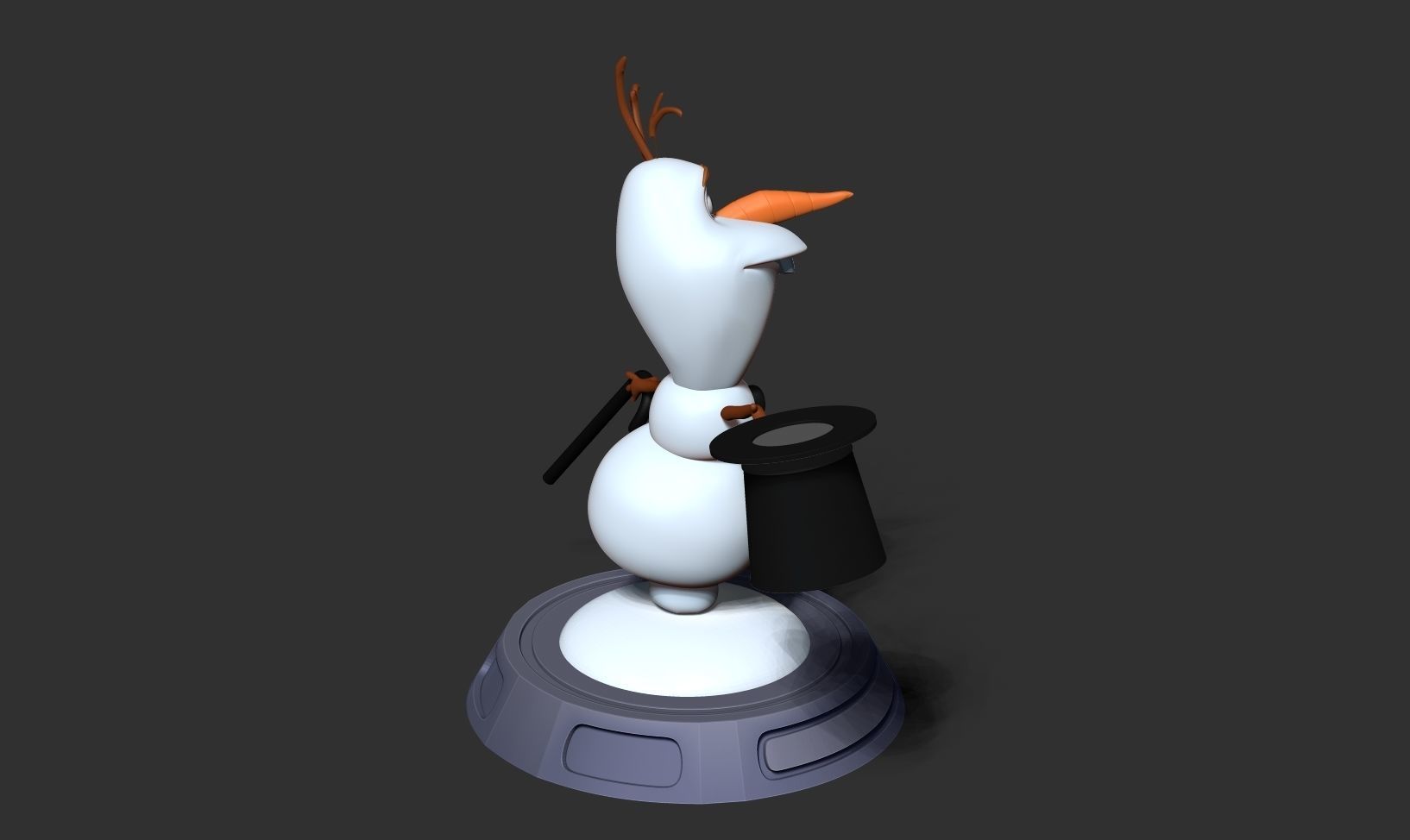 Magician Olaf 3D print model_15
