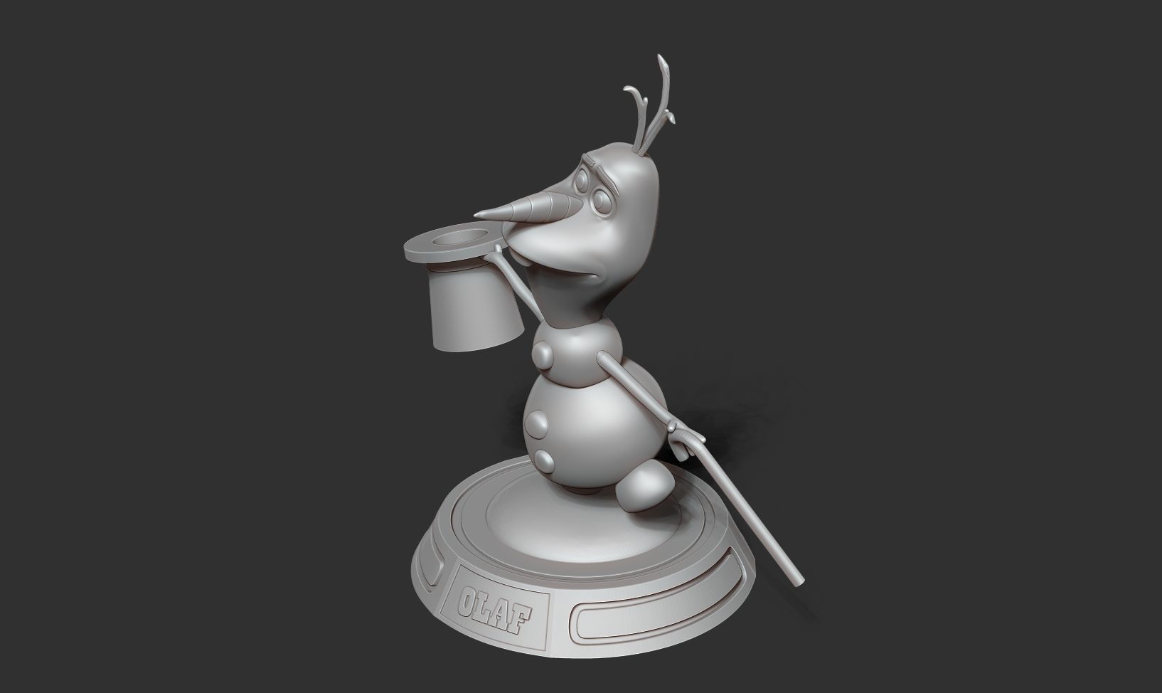 Magician Olaf 3D print model_14