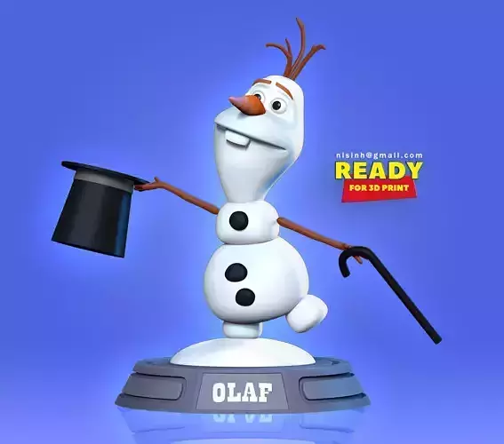 Magician Olaf 3D print model