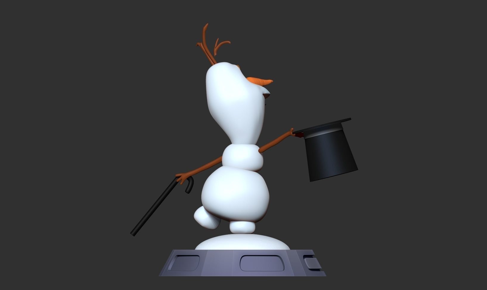 Magician Olaf 3D print model_16