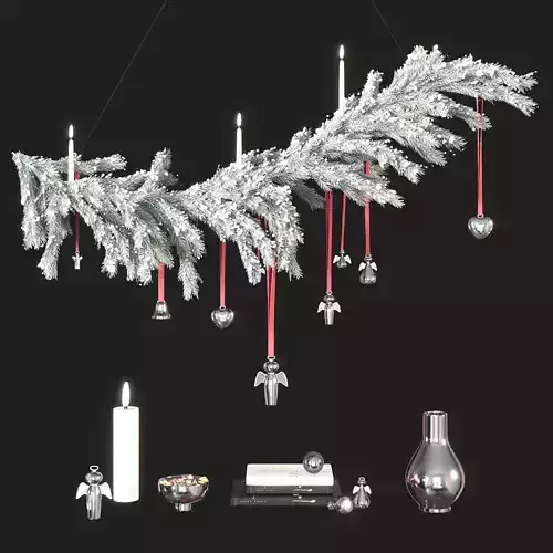 Decorative set Snowy Christmas