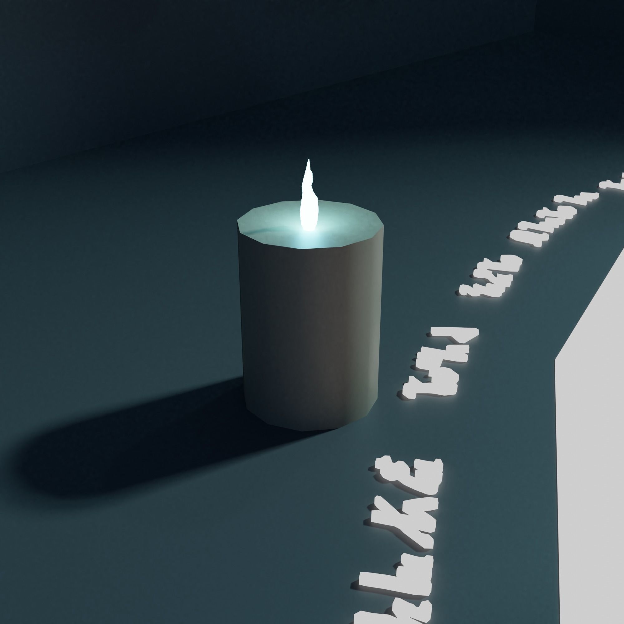 Sanctuary - temple Low-poly 3D model_5