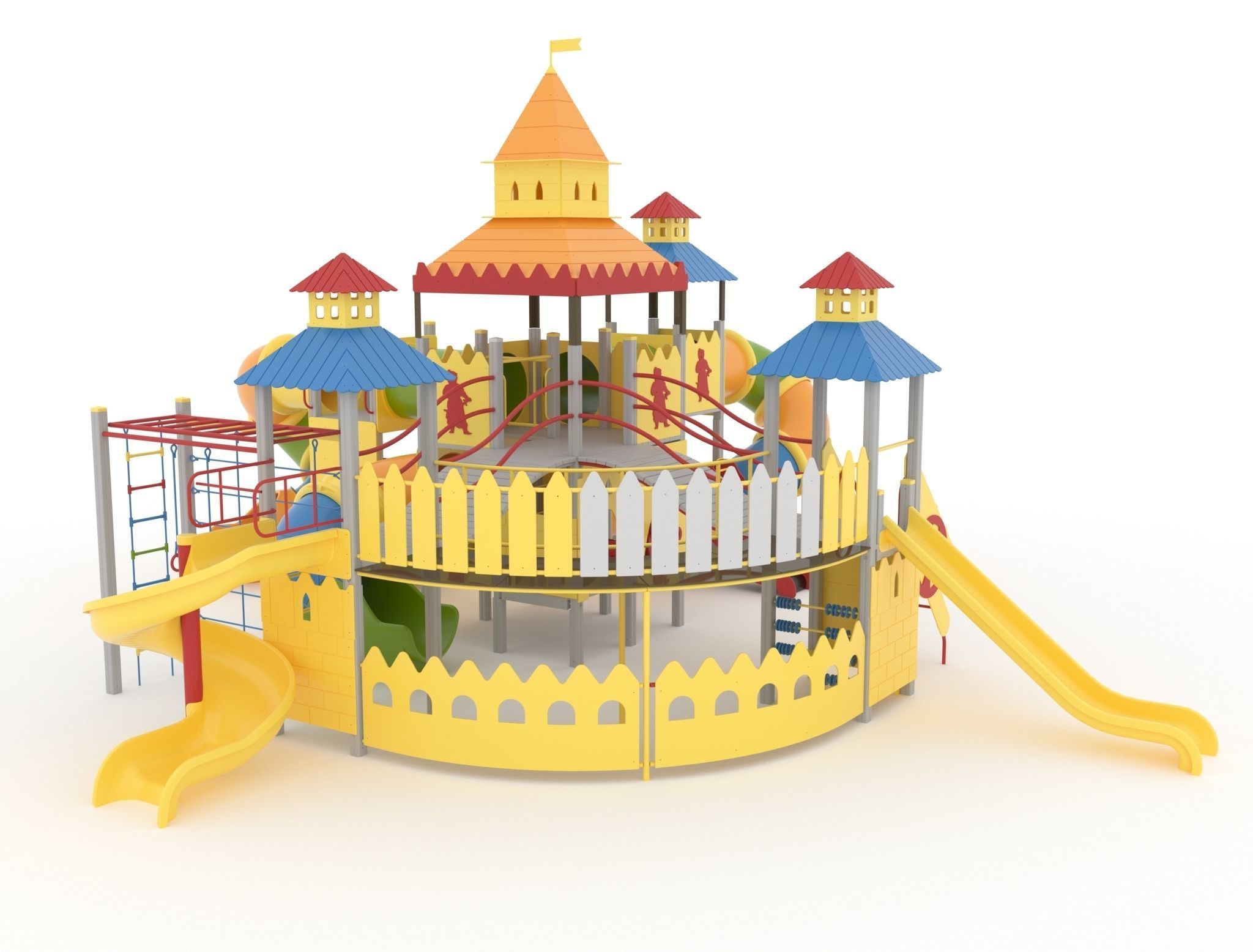 Collection playground for kids 3D model_5