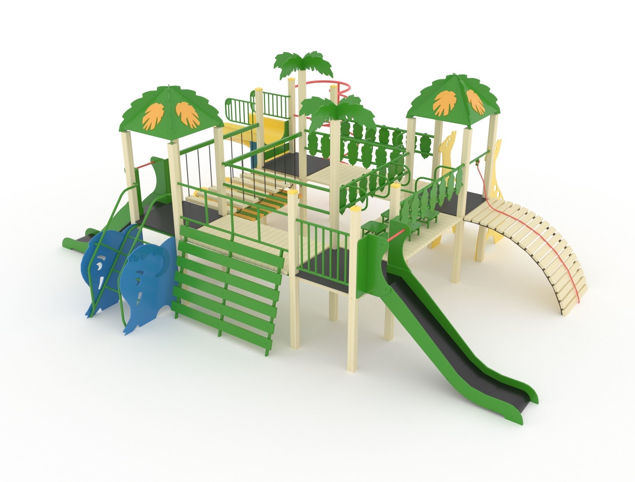 Collection playground for kids 3D model_3