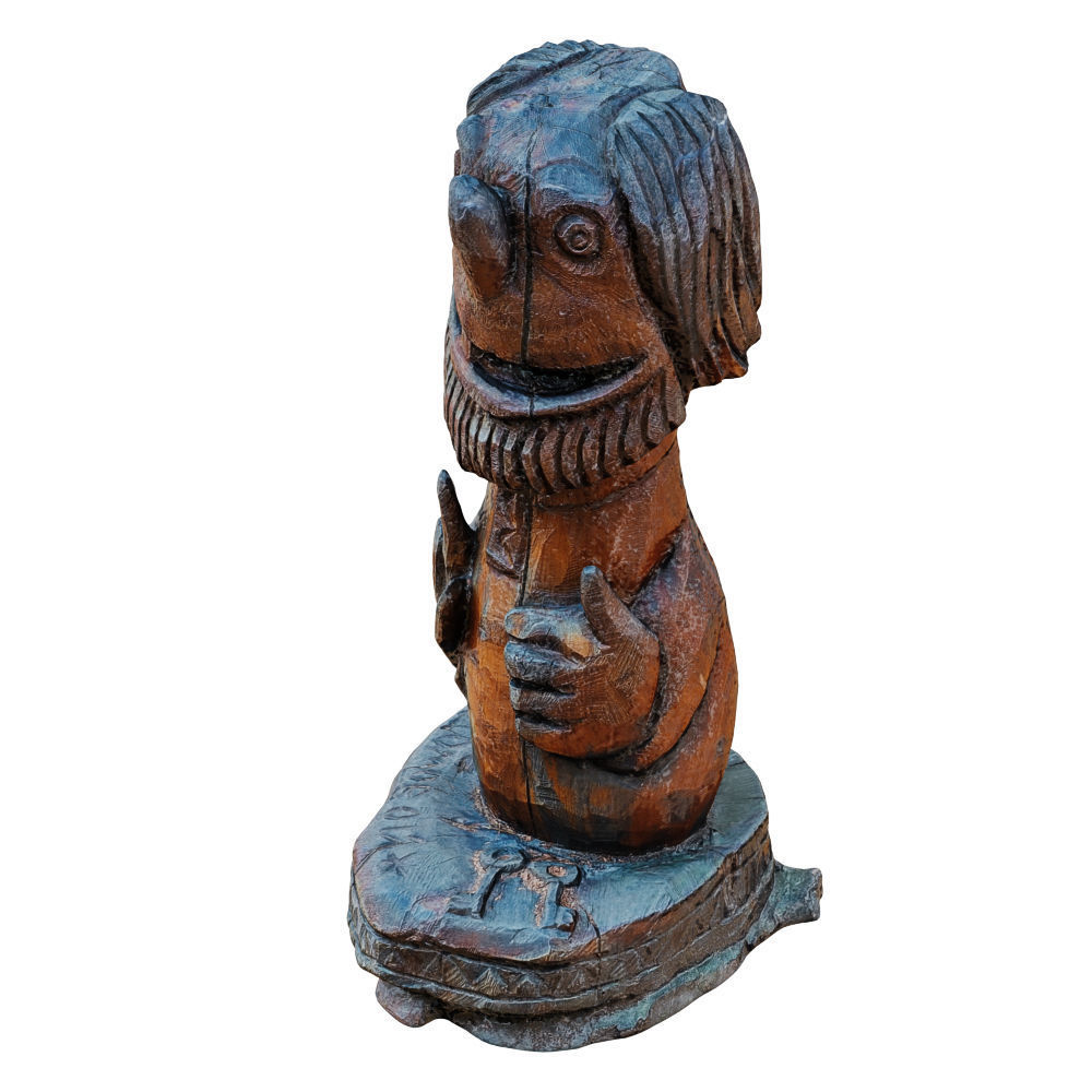 Park Sculpture Brownie 3D model_2