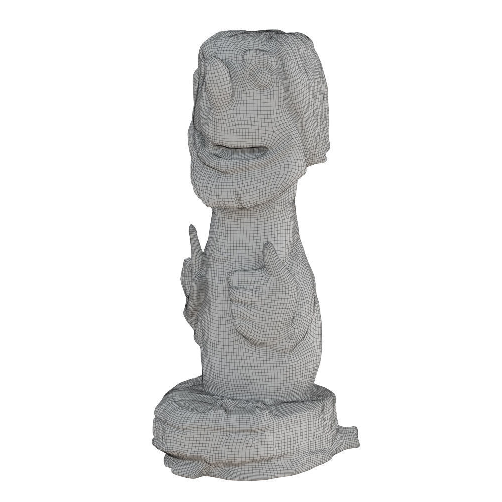 Park Sculpture Brownie 3D model_6