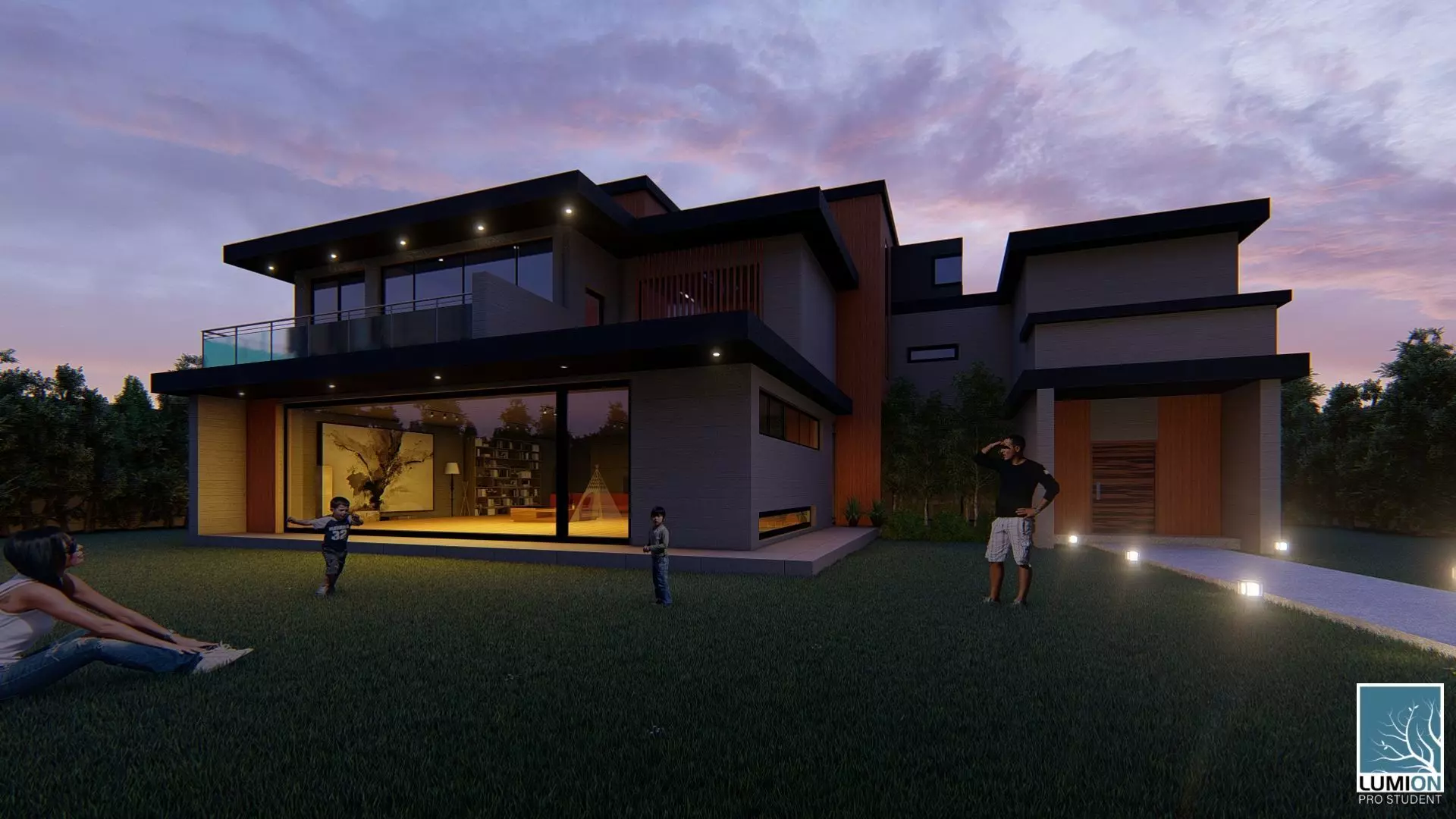 Parasite movie house 3D model_0