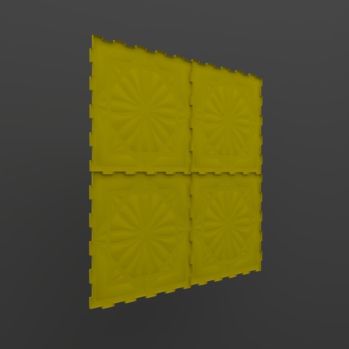 Wall Panel 3D model_5