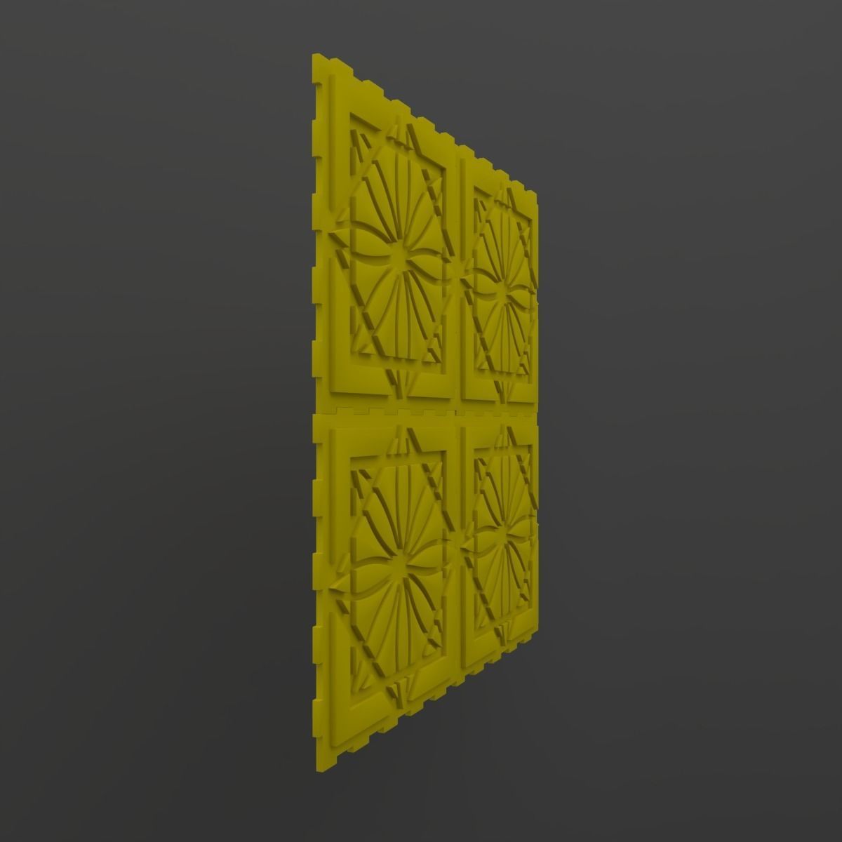 Wall Panel 3D model_2