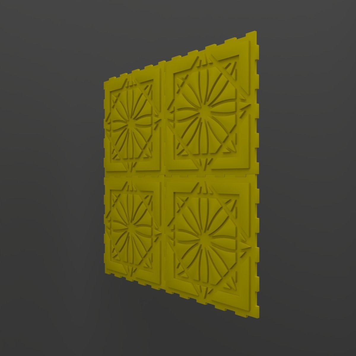 Wall Panel 3D model_7