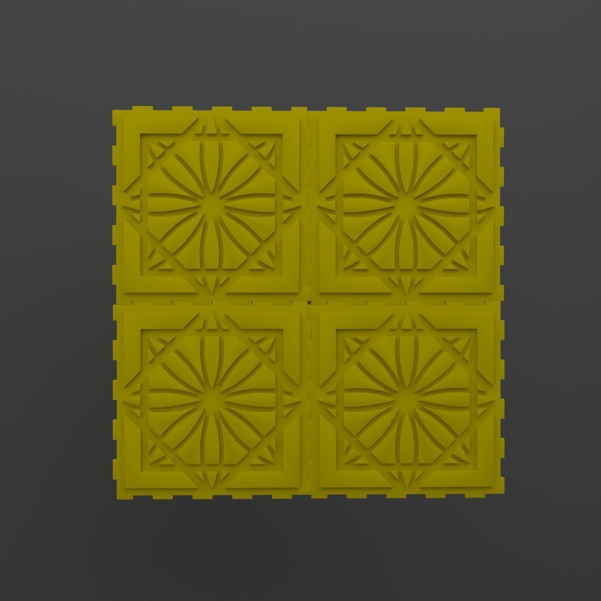 Wall Panel 3D model_8