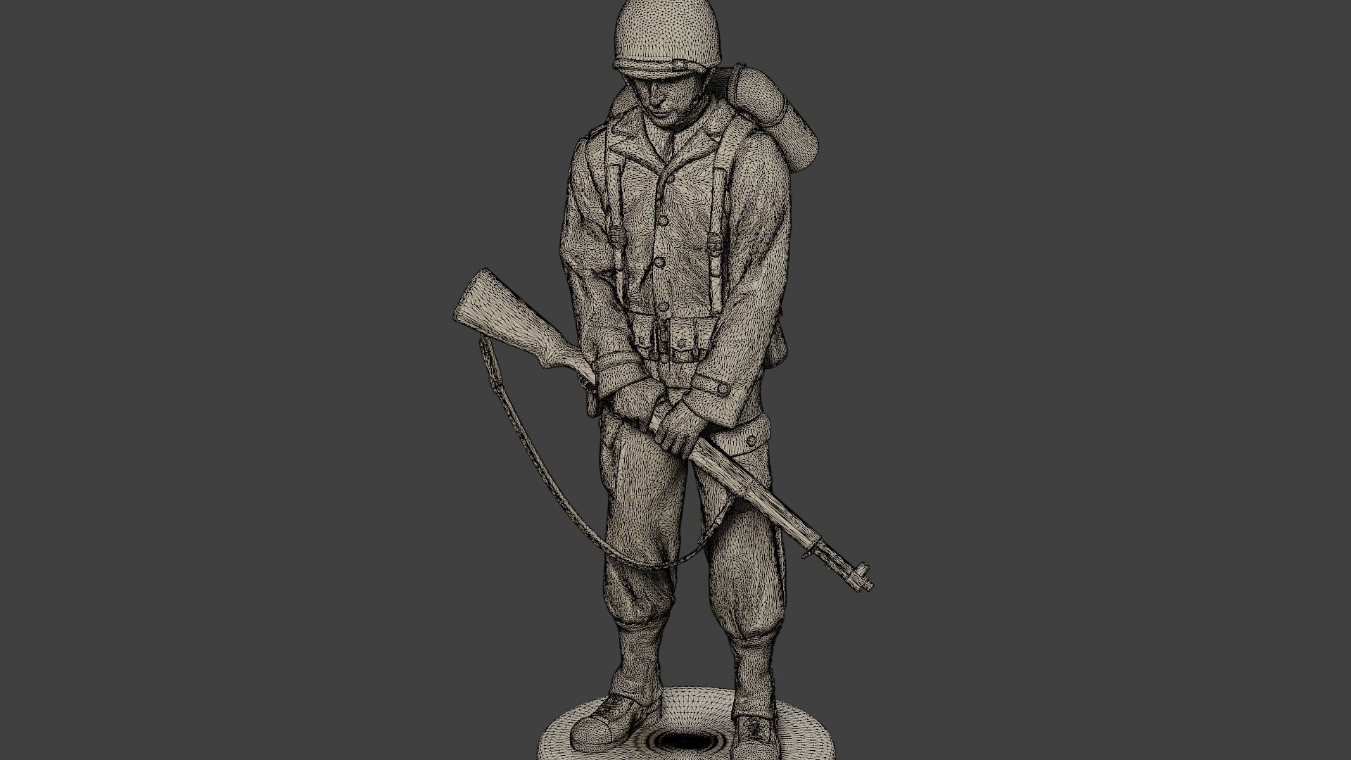 American soldiers ww2 A11 Pack 1 3D Model Collection_16