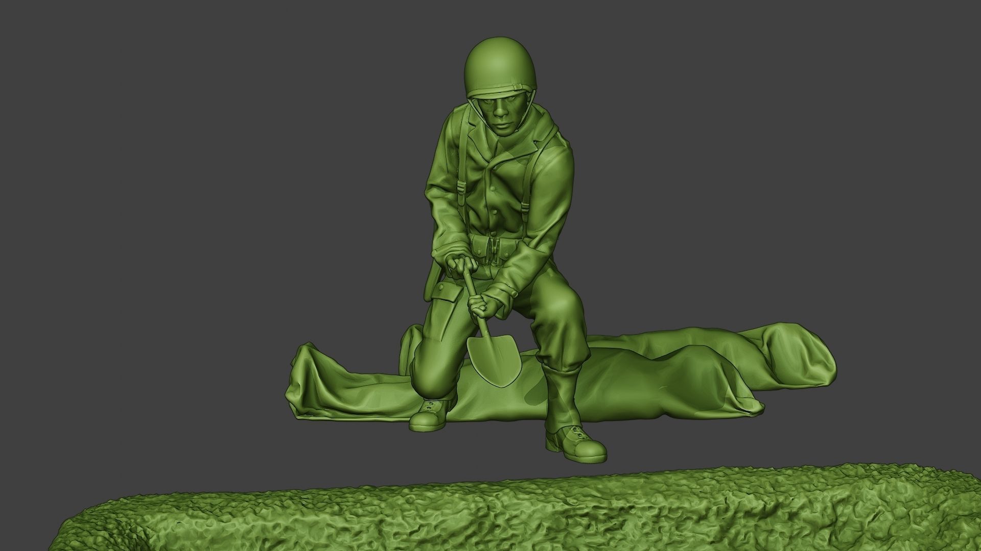American soldiers ww2 A11 Pack 1 3D Model Collection_12