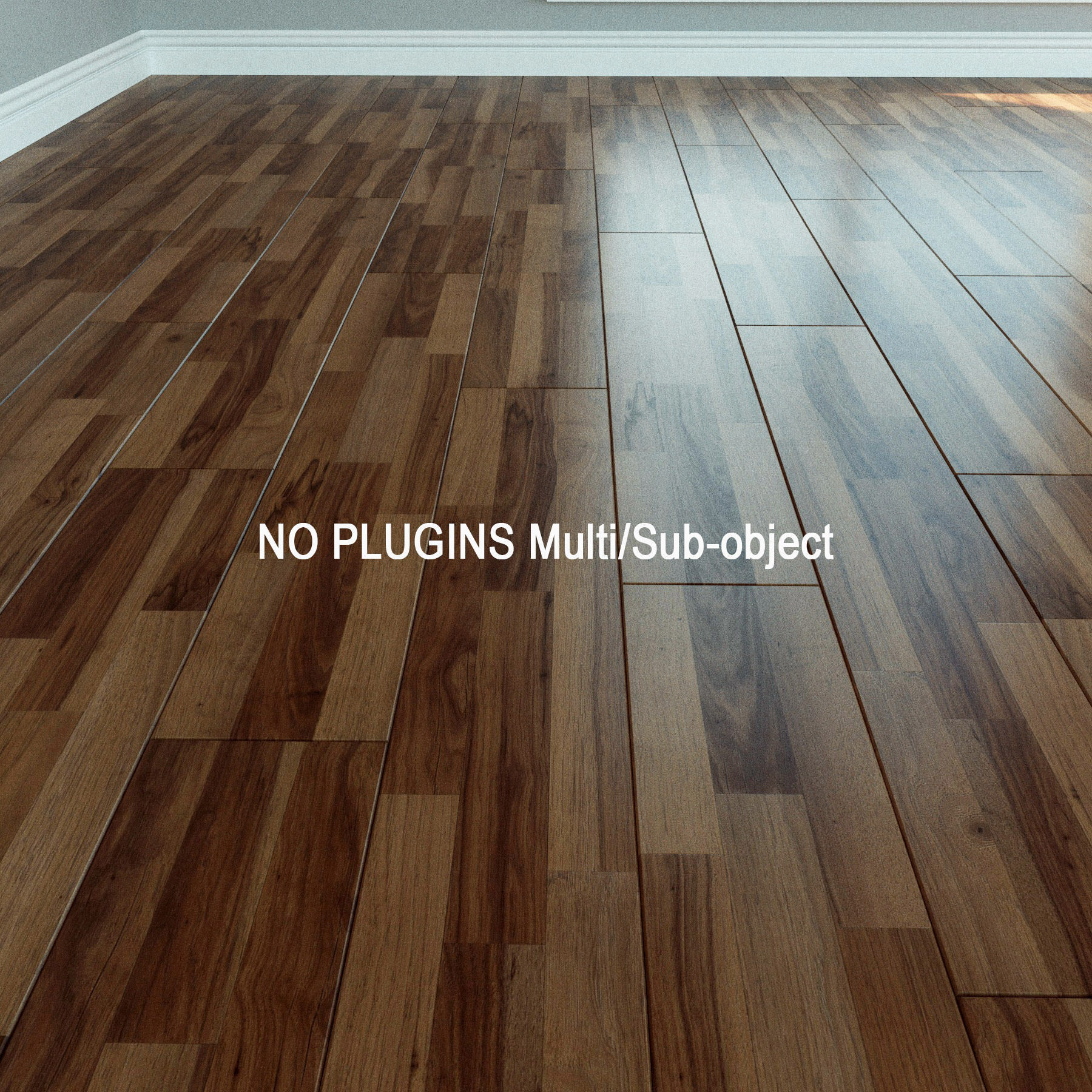 Laminate Parquet Floor Board  49 Low-poly 3D model_1