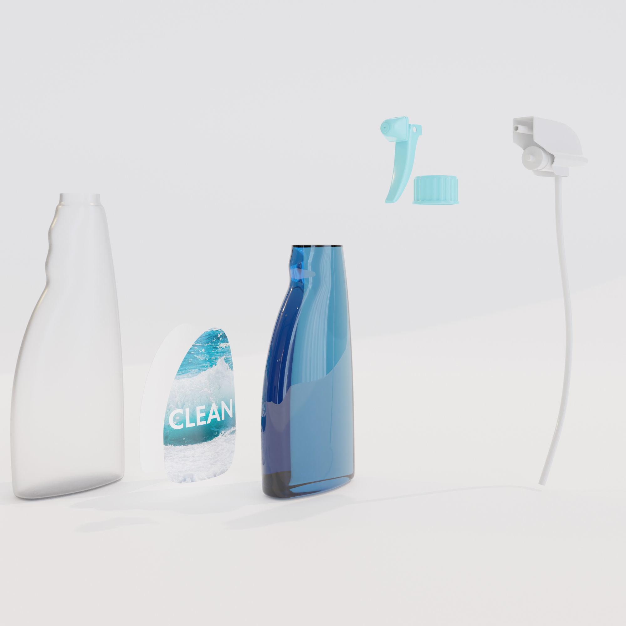 Spray Bottle - Atomizer 3D model_1