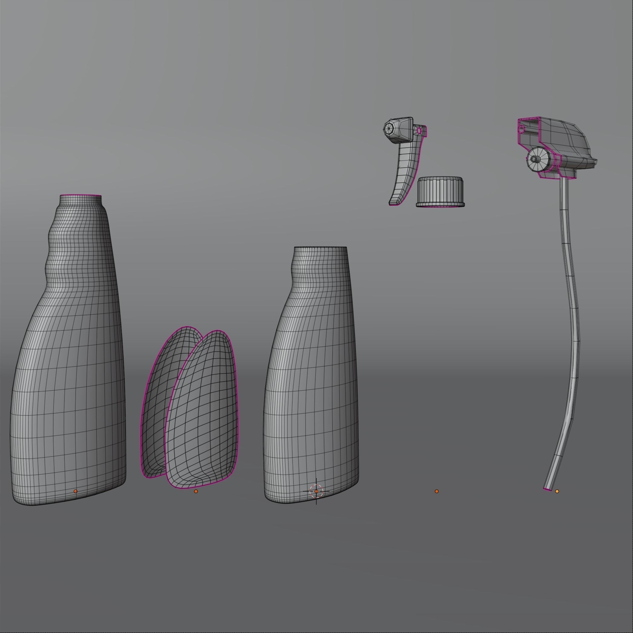 Spray Bottle - Atomizer 3D model_4