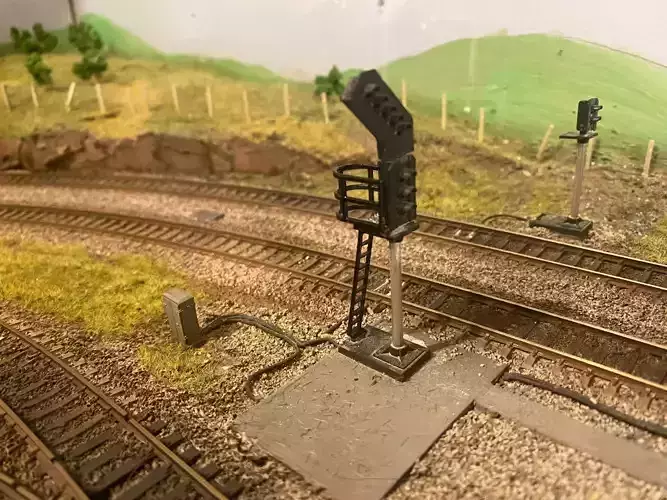 Railway alternative handrails and ladder for train tech signals